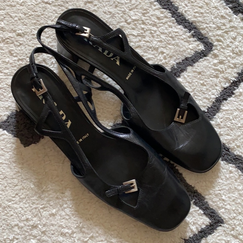 Vintage Prada Mary Jane shoes